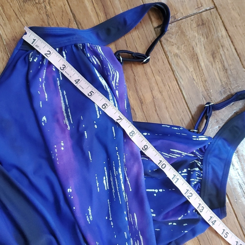 Miraclesuit By Kirkland Blue Purple and Black Swimwear - Picture 8 of 10